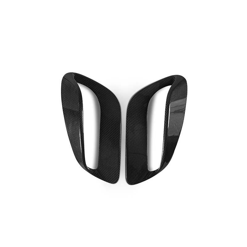 PORSCHE 911 992.1 TURBO S DRY CARBON FIBER SIDE VENT INSERTS-DARKTRACE DESIGN-DARKTRACE DESIGN