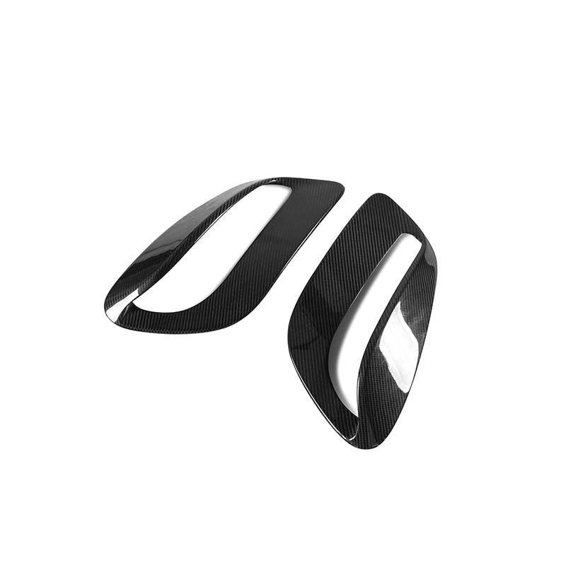 PORSCHE 911 992.1 TURBO S DRY CARBON FIBER SIDE VENT INSERTS-DARKTRACE DESIGN-DARKTRACE DESIGN